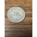 1893 silver 6 pence queen victoria
