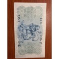 ONE  POUNDS * MH de Kock * 1956 Third issue