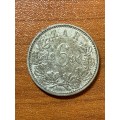 1896  Zar 6 pence
