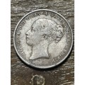 1846 British one shilling - great for its age
