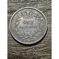1846 British one shilling - great for its age