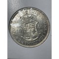 1940 2 1/2 shilling * almost uncirculated condition