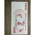 Zimbabwe  ***  10 million  ***  2008 Bearer Cheque  ***  Very collectable and crisp