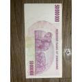 Zimbabwe  ***  $50 million  ***  2008 Bearer Cheque  ***  some marks but all intact