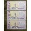GPC de Kock  ***  R5  ***  1989 third issue  ***  looks unc 3 in sequence