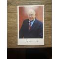 Government issued  ***  signed photo  ***  FW de Klerk  ***  excellent collectable