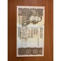 Stals 1990  ***  Replacement R20  ***   first issue  ***  XX bid per note, uncirculated