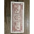 Cuba  *  10 pesos  *  1960  *  please note mark at back left top