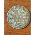 1895 *** Shilling *** ZAR *** filler coin