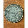 1897 *** Shilling *** ZAR *** filler coin note the x scratch