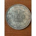 1897 *** Shilling *** ZAR *** pity it is polished