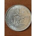 1929 *** Shilling *** XF details, scratched