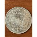 1925 *** 2 1/2 Shilling *** Scarce coin in an y grade