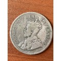 1925 *** 2 1/2 Shilling *** Scarce filler coin