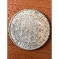 1945 *** 2 Shilling *** scarce coin