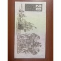 GHC de Kock *** R20 Replacement note *** 1981 first issue *** Absolute crisp note number Z 35 033666