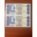De Jongh *** R2 *** 1978 fourth issue *** 2 consecutive notes