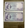 De Jongh *** R5 *** 1967 first issue *** 2 consecutive notes