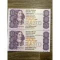 GHC de Kock *** R5 ***1989 3rd issue *** 2 great consecutive notes
