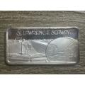 Silver 1 oz *** St Lawrence seaway *** 1976 Hamilton Mint selling for appr R1800 on ebay