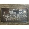 Silver 1 oz *** Union upheld *** 1976 Hamilton Mint selling for appr R1800 on ebay