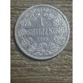 1895 *** 1 Shilling *** Filler coin