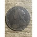 1900 *** British 1 Penny *** Filler coin