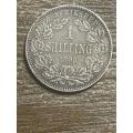 1896 *** 1 Shilling *** vf at best