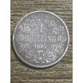 1894 *** 1 Shilling *** Filler coin