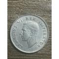 1943 *** 2 shilling *** A/unc  highly collectable