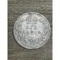 1888 *** British 6P silver coin *** vf but deep scratch