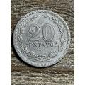 1923 *** Argentina 20 centavos *** Seldom offered