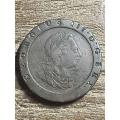 1797 *** Double Carthwright penny *** 2 pence - scarce