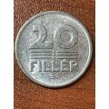 1983 *** Hungary Magyar 20 filler *** a/unc  please see pictures