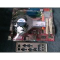 MSI MOTHERBOARD + GENUINE INTEL CELERON D 2.8GHZ CPU+ 1 GB MEMORY BUNDLE