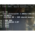 INTEL S478 MOTHERBOARD + INTEL CELERON 2.0GHZ CPU+ 256MB MEMORY BUNDLE