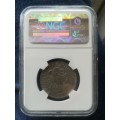 1927 Two Shilling!! Ultra Rare!! NGC Graded. Beautiful Coin!!Snap Friday Auction!!