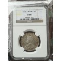 1926 2 Shilling!! NGC!!Ultra rare in any Condition!!