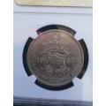 1925 2.5 Shilling!! Rarest!! Excellent Collectors Item!!