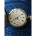 RARE!! Antique Early 1900 Silver JW. Benson, London Pocket Watch!!