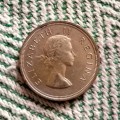 1957 (Silver)#5-Shilling!! R1-Start!! Exellent Coin!! Rare in this Condition!!