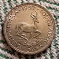 1957 (Silver)#5-Shilling!! R1-Start!! Exellent Coin!! Rare in this Condition!!