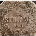 1893!! 1-Shilling!! Rare!! R1-Start!! Priceless!! Exellent Collectors item!!