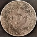 1893!! 1-Shilling!! Rare!! R1-Start!! Priceless!! Exellent Collectors item!!