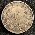 1896!! Sixpence!!R1-Start!! Crazy Auction!!