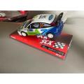 SCX slot car Ford Focus WRC Mexico - 1:32 scale (SCX61880)