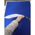 Eastern large knife. Measurements Length 42cm