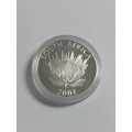 DISCOUNT!!! 2001 Silver Protea One Rand PROOF