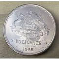 Lesotho 50 Licente 1966