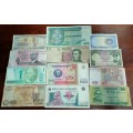 Lot of 12 International Notes